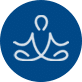 Blue Yoga Icon